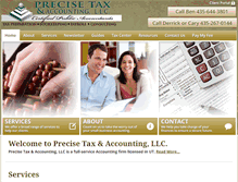 Tablet Screenshot of precisetaxcpas.com